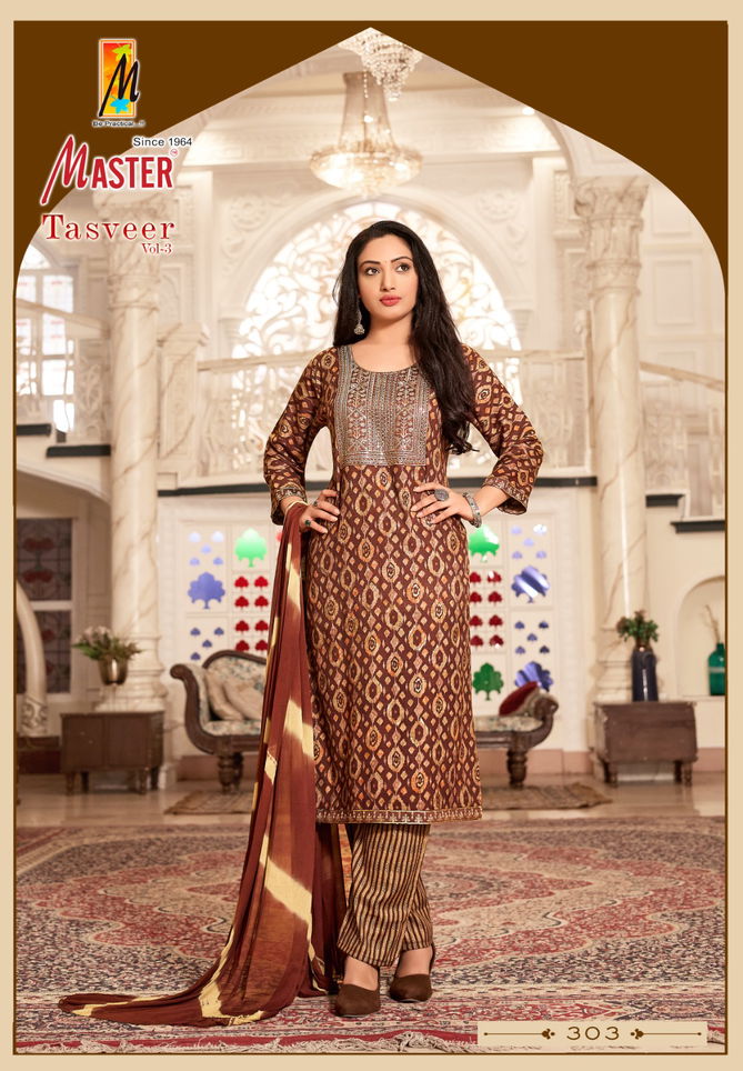 Tasveer Vol 3 By Master Capsule Printed Kurti With Bottom Dupatta Wholesale Shop In Surat